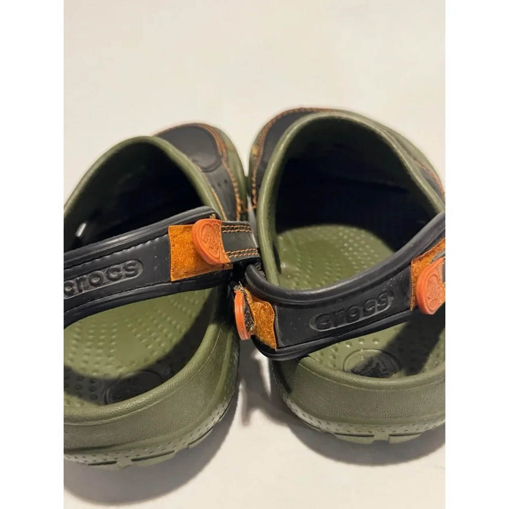 Crocs Men's Yukon Vista II LiteRide Clog Sandal 8 Green Camo